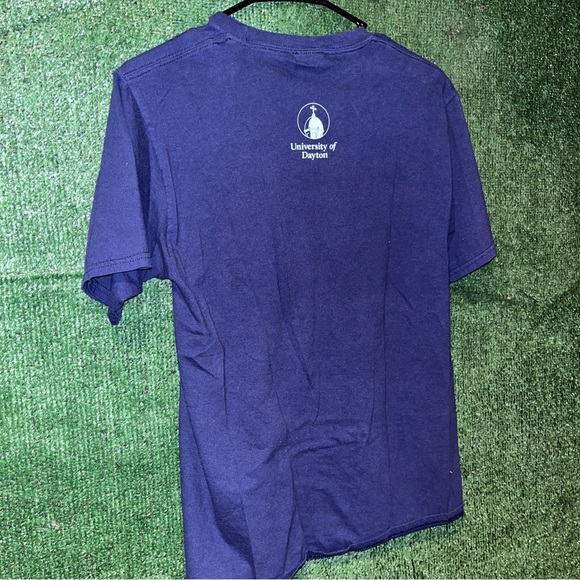 University of Dayton Flyers Navy Blue Shirt S Port & Company tag NCAA Ohio - Picture 3 of 5
